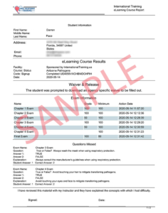 sample-course-report